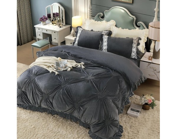 LENJERIE DE PAT DIN CATIFEA SOFT LUX 4 PIESE CT 06